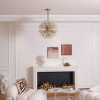Verrenwood Glass Chandelier-Moonnatur