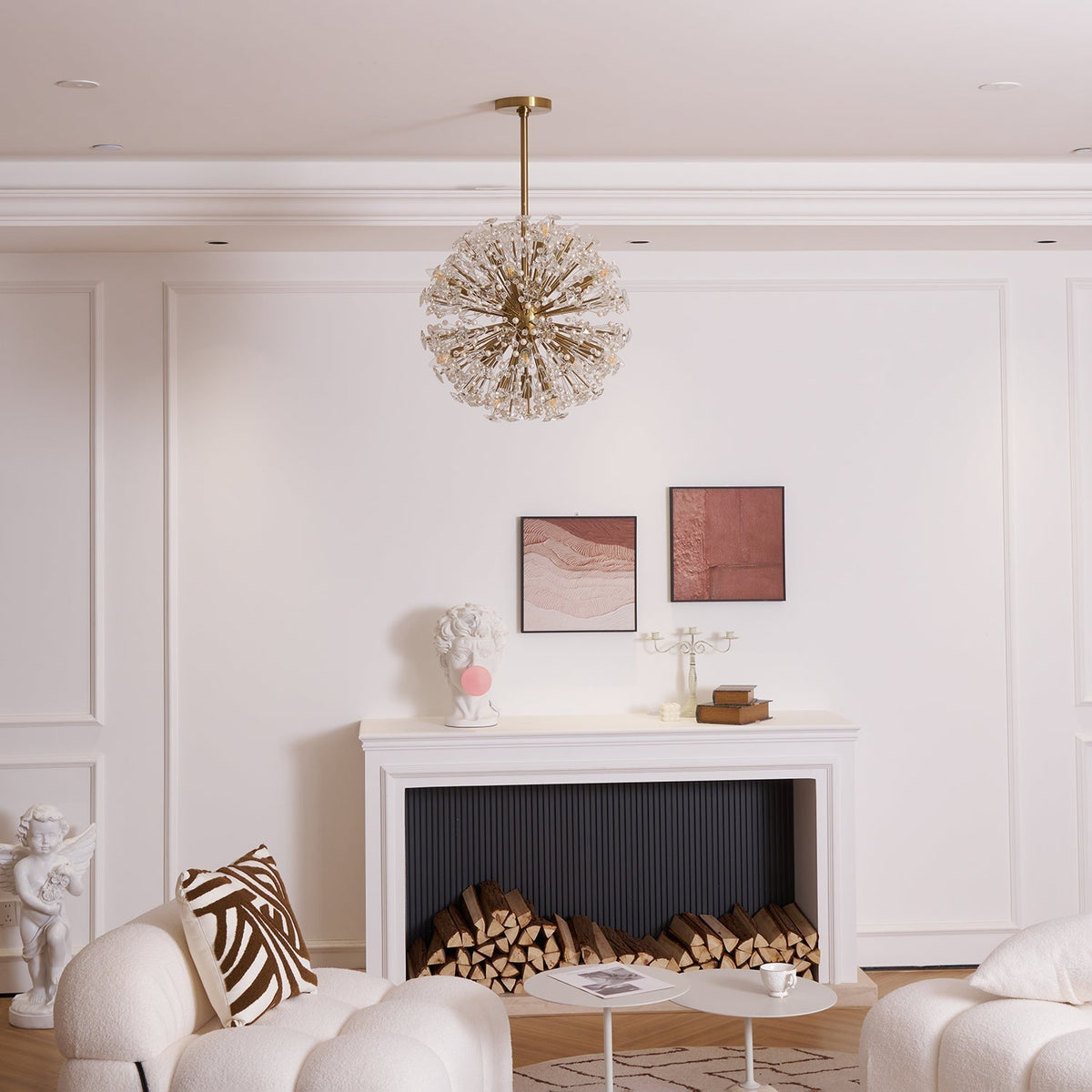 Verrenwood Glass Chandelier-Moonnatur