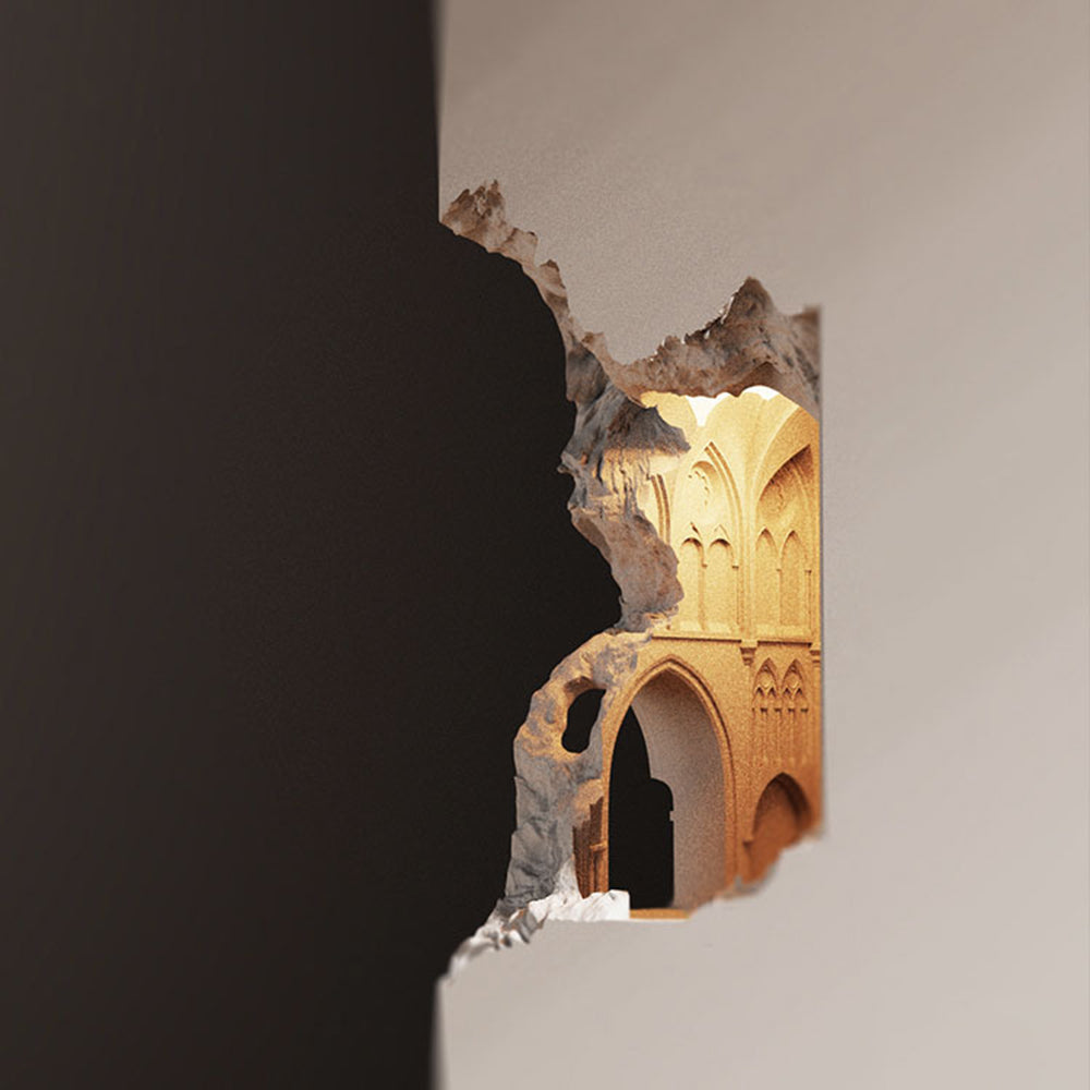 Renverdale Gypsum Wall Light-Moonnatur