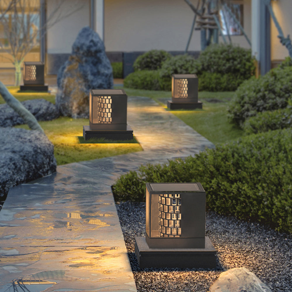 Rovenfern Metal Pillar Light-Moonnatur