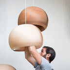 Aberiel Wood Pendant Light-Moonnatur