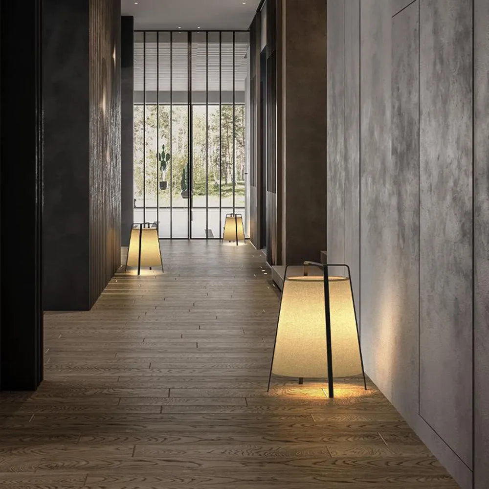 Ainsis Fabric Floor Lamp-Moonnatur