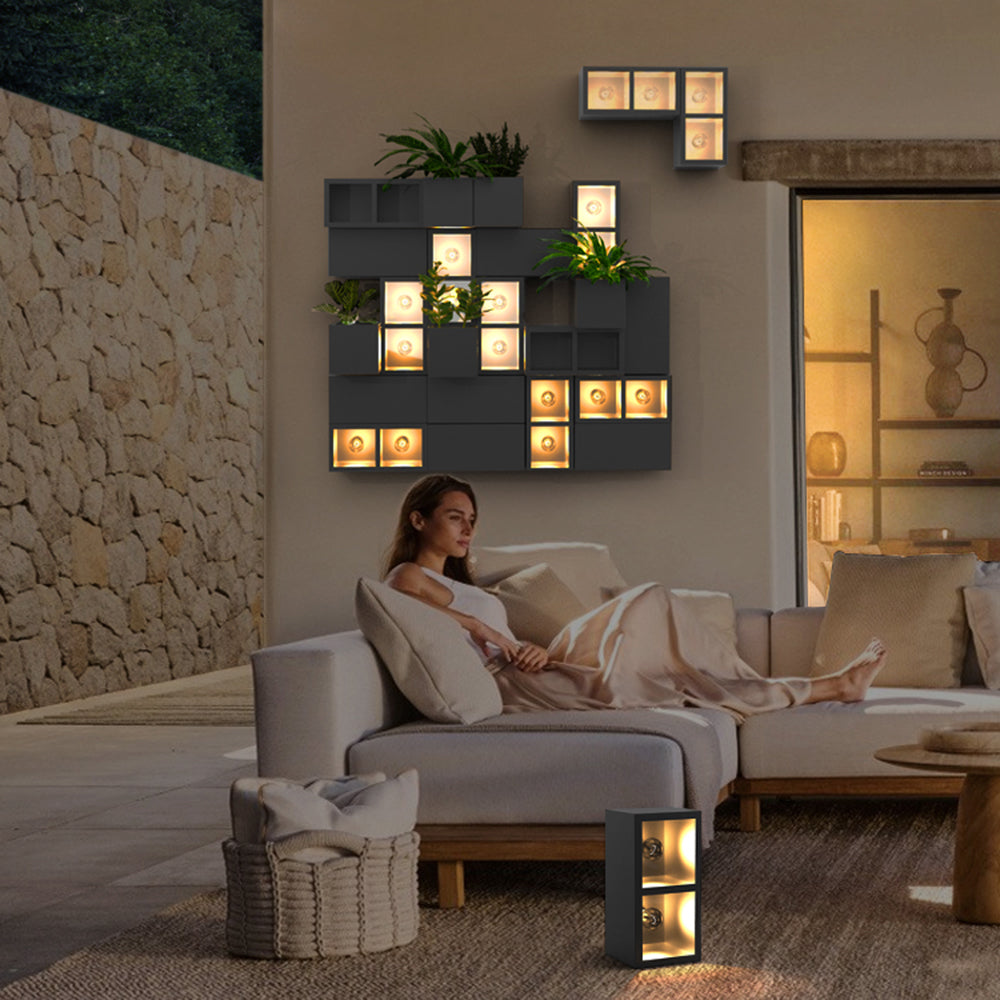 Ambelaria Glass Wall Light-Moonnatur