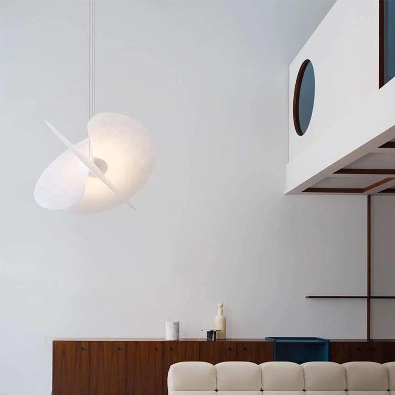 Langrenelle Fabric Chandelier-Moonnatur