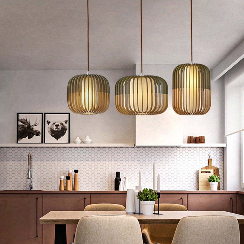 Zorrenwynne Wood Pendant Light-Moonnatur