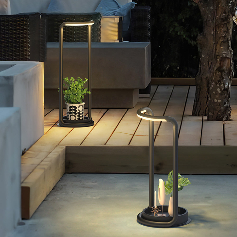 Hatherelia Metal Floor Lamp-Moonnatur