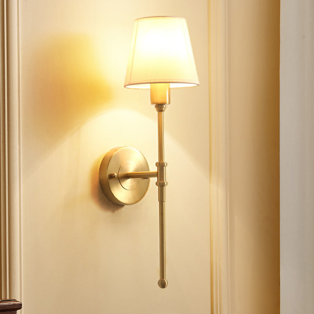 Haldelenna Fabric Wall Light-Moonnatur