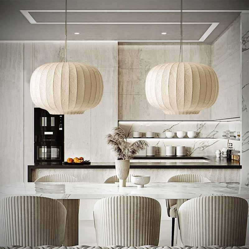 Laderelia Fabric Pendant Light-Moonnatur