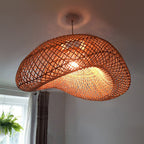 Elsencove Rattan Pendant Light-Moonnatur