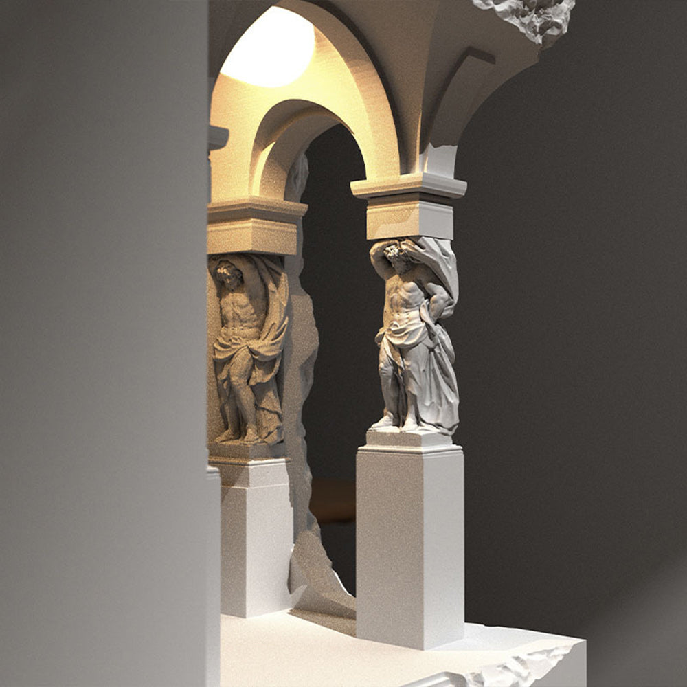 Renverdale Gypsum Wall Light-Moonnatur