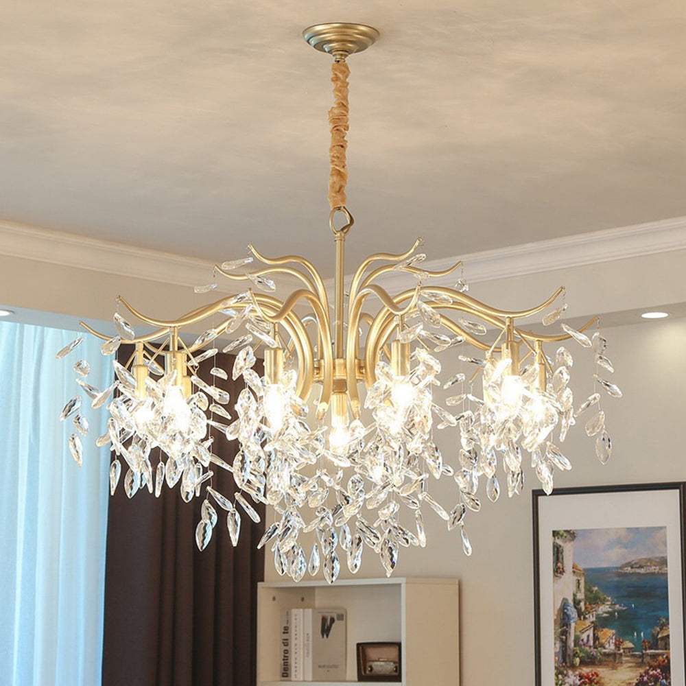 Carnelevia Crystal Chandelier-Moonnatur