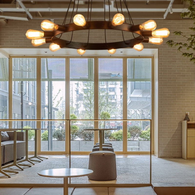 Savenwick Metal Chandelier-Moonnatur