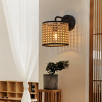 Oakenmere Rattan Wall Light-Moonnatur