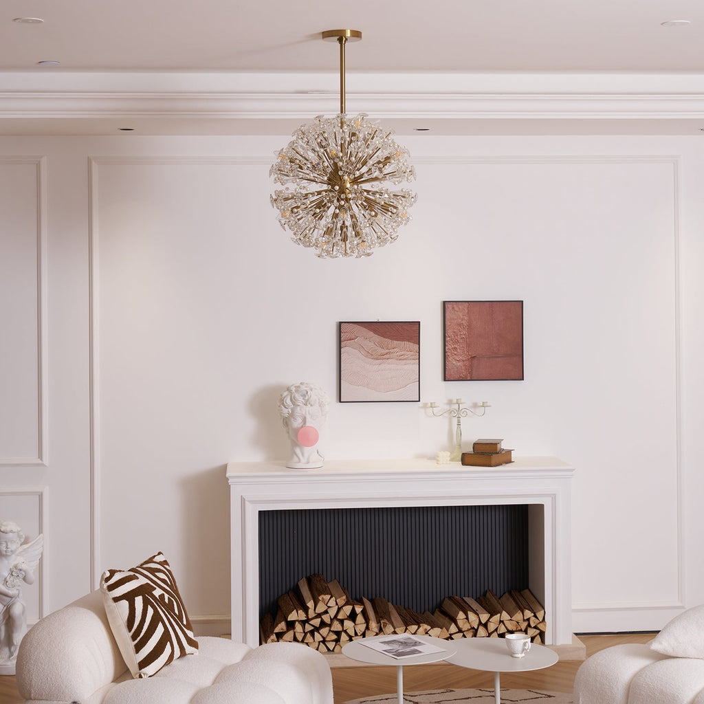Verrenwood Glass Chandelier-Moonnatur