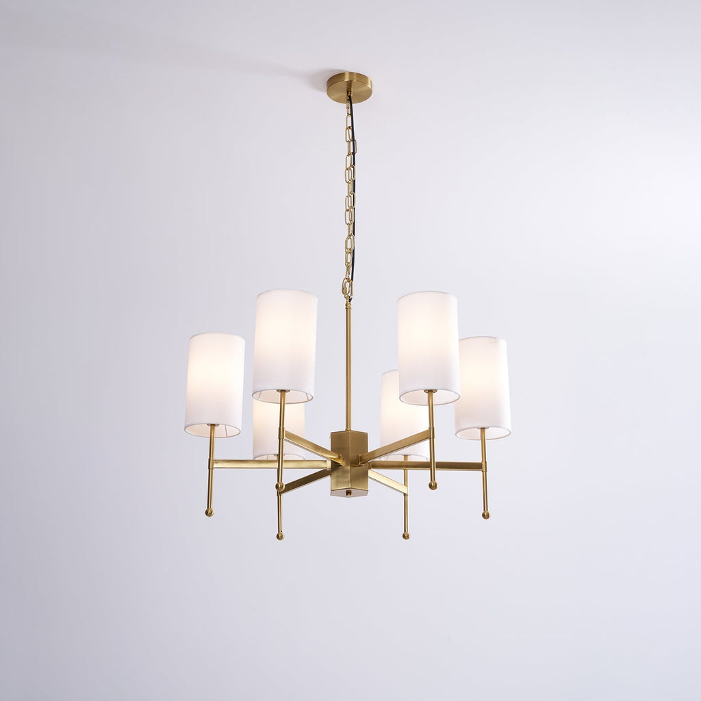Telise Fabric Chandelier-Moonnatur
