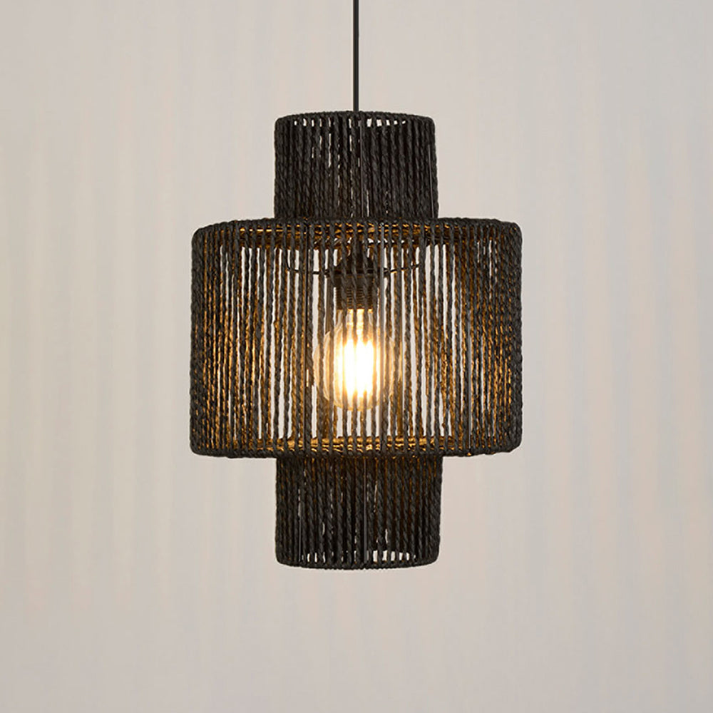 Inverena Rattan Pendant Light-Moonnatur