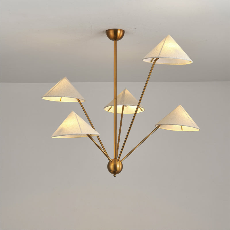 Woldenelle Fabric Chandelier-Moonnatur