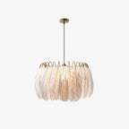 Grenelrose Feather Pendant Light-Moonnatur