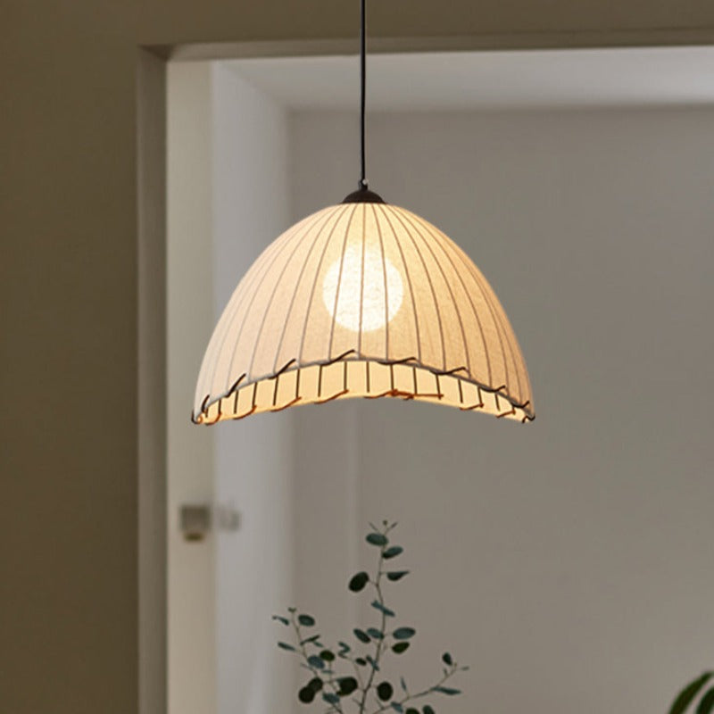 Cumberelis Fabric Pendant Light-Moonnatur