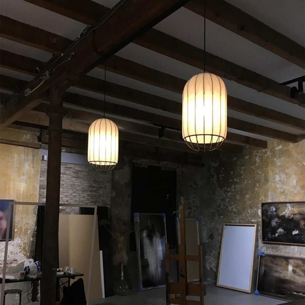 Torrenrose Fabric Pendant Light-Moonnatur