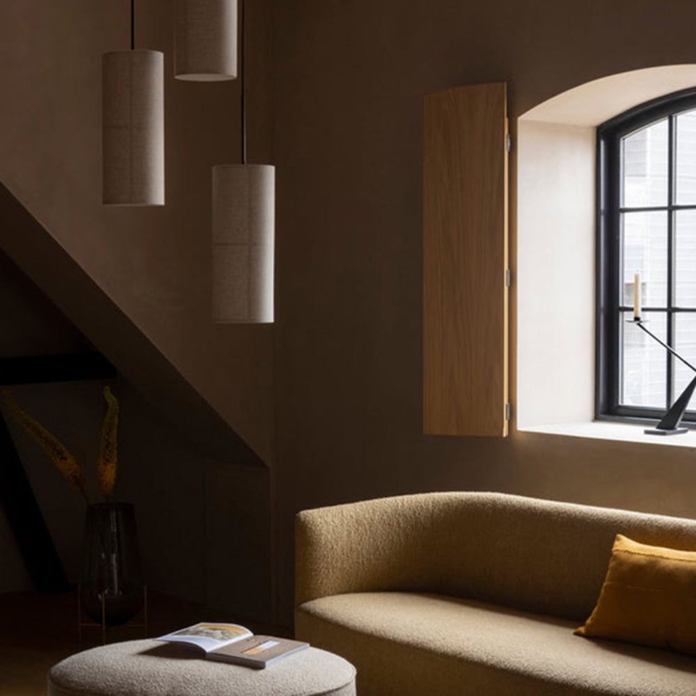 Urenelia Fabric Pendant Light-Moonnatur