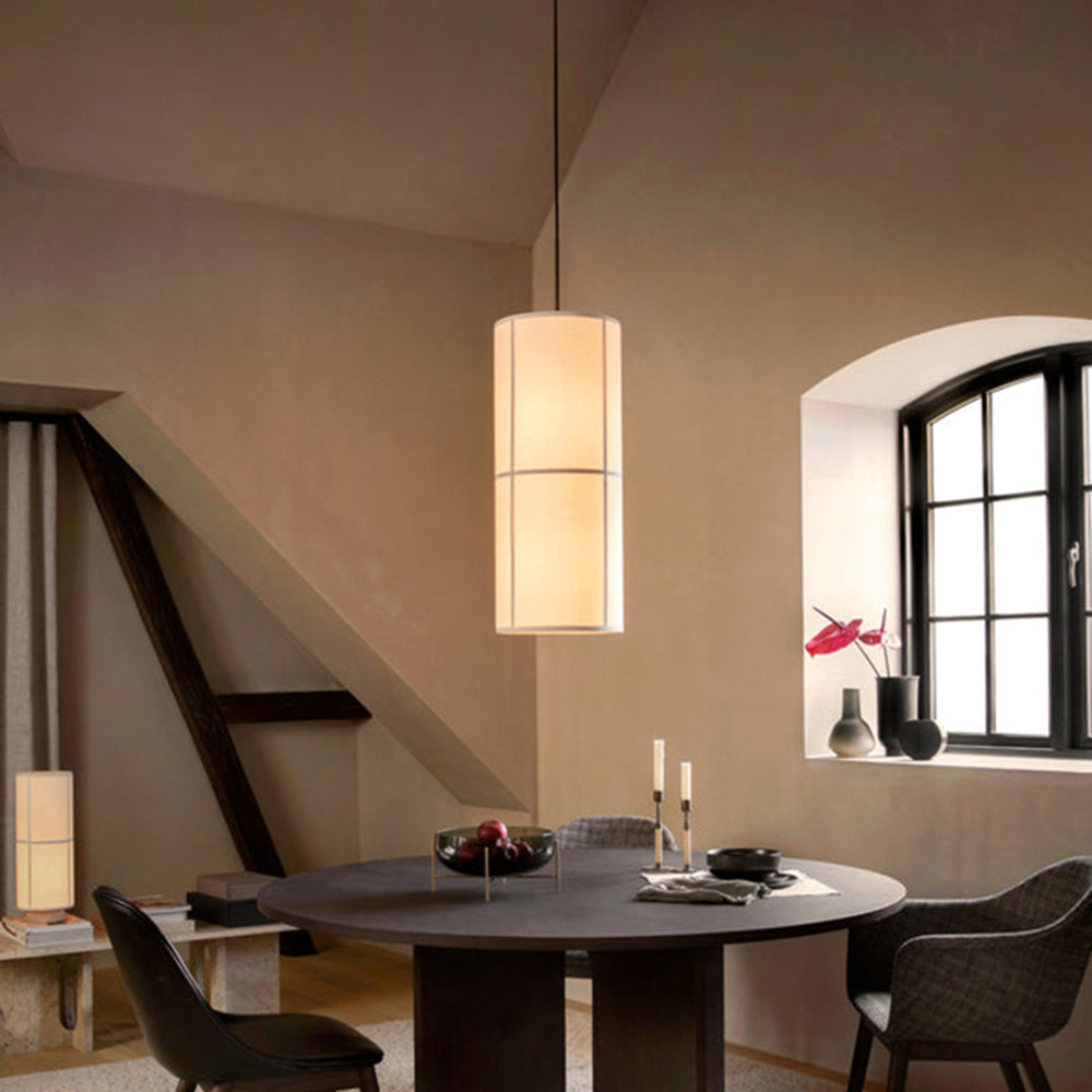 Urenelia Fabric Pendant Light-Moonnatur