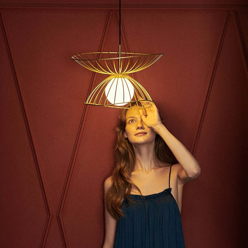 Enverholm Fabric Pendant Light-Moonnatur