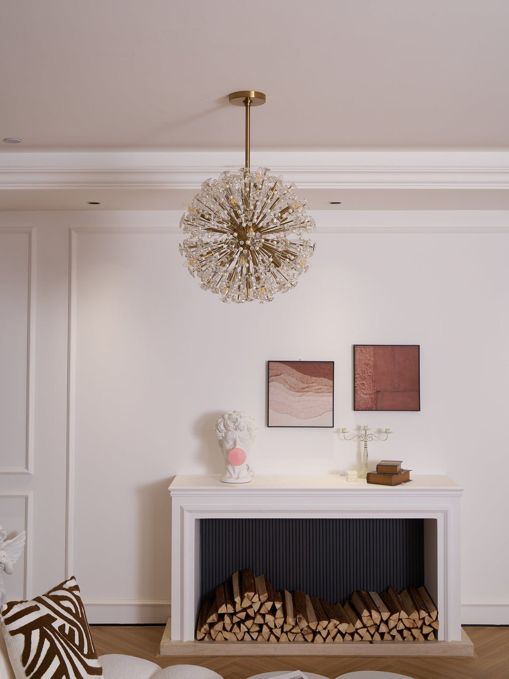 Verrenwood Glass Chandelier-Moonnatur