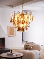Ravensorie Glass Chandelier-Moonnatur