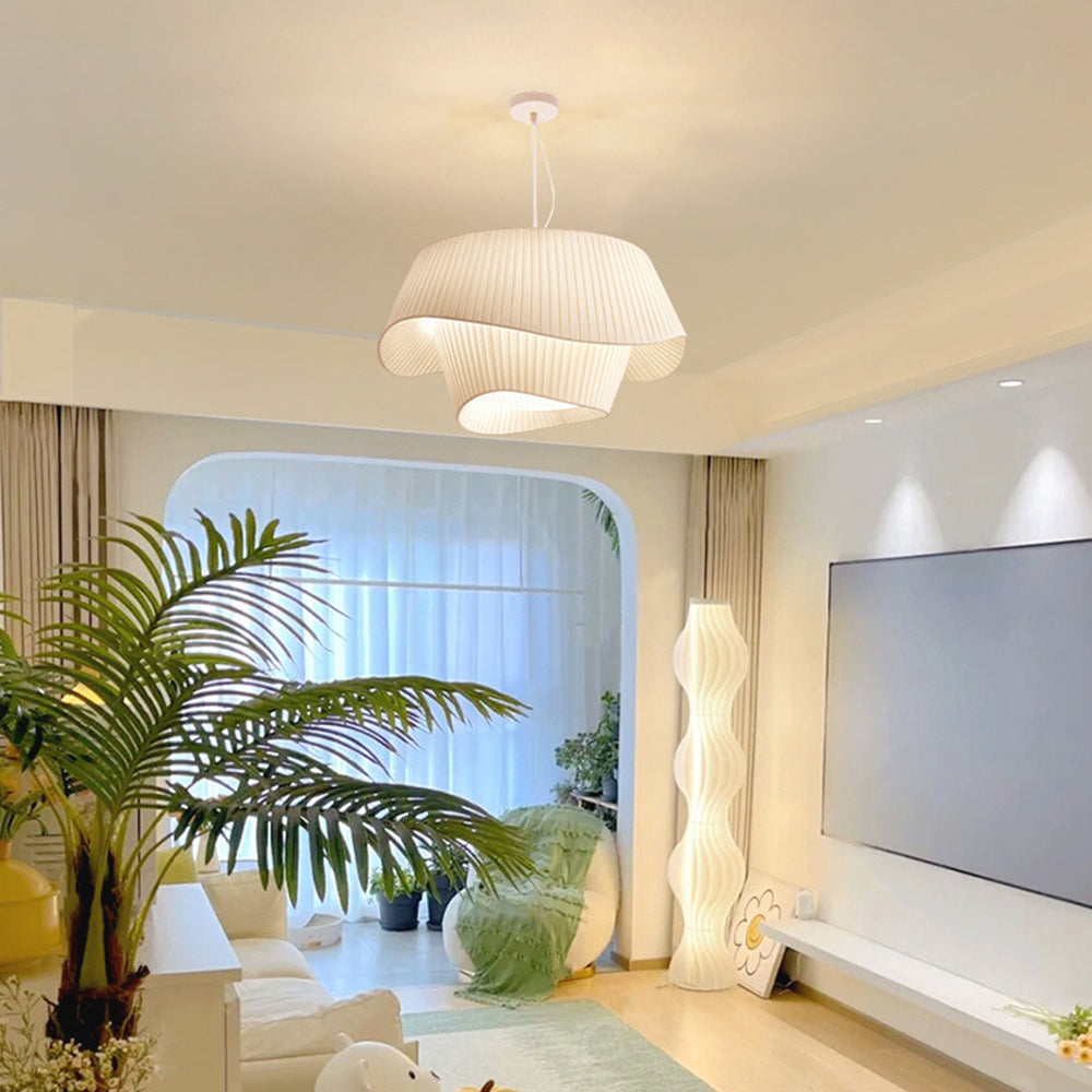 Weldeniel Fabric Pendant Light-Moonnatur