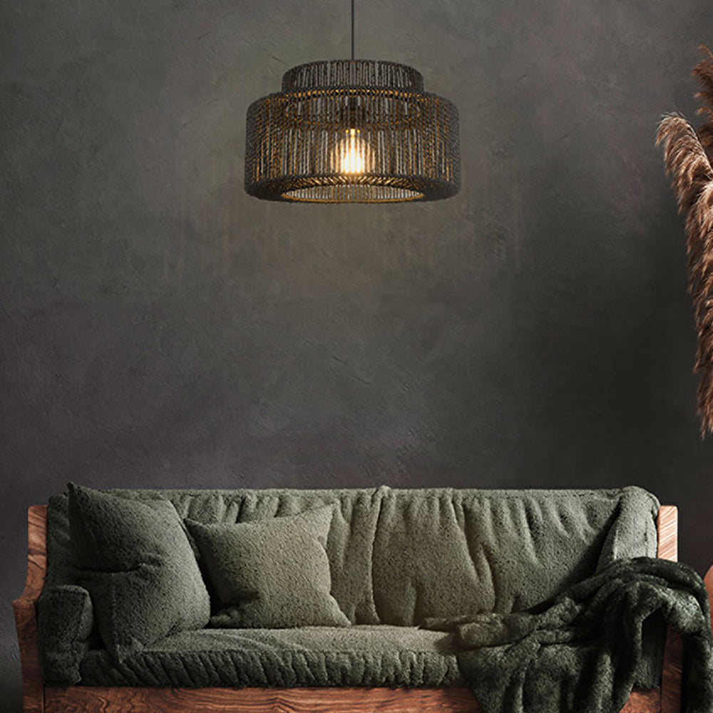 Inverena Rattan Pendant Light-Moonnatur