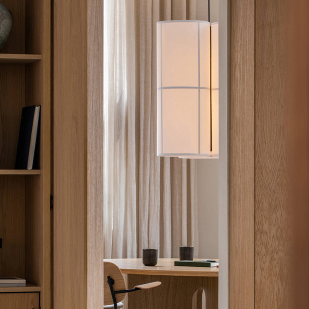 Urenelia Fabric Pendant Light-Moonnatur