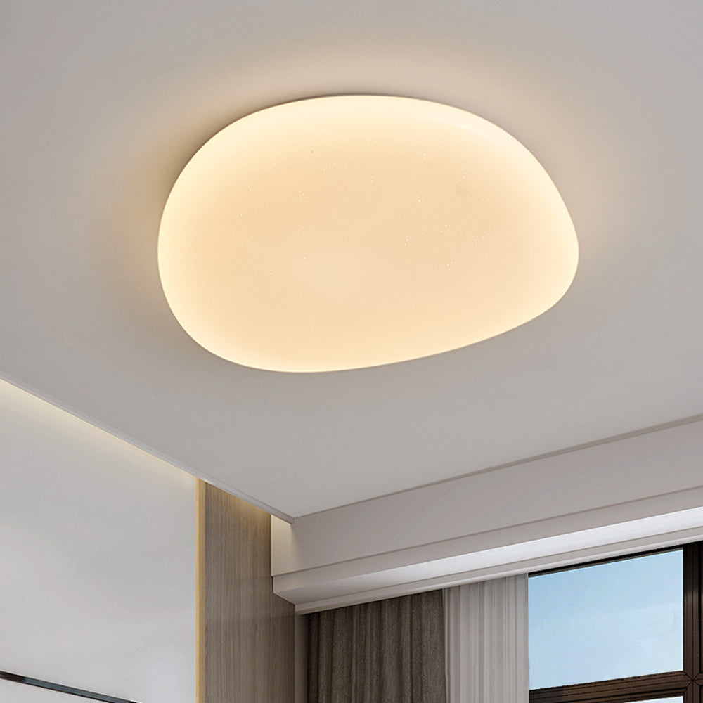 Sayu Flush Mount Ceiling Light, Pebbles Shape - Neutralighting