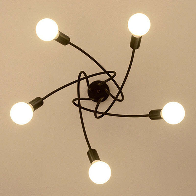 Avrenlyn Iron Ceiling Light-Moonnatur