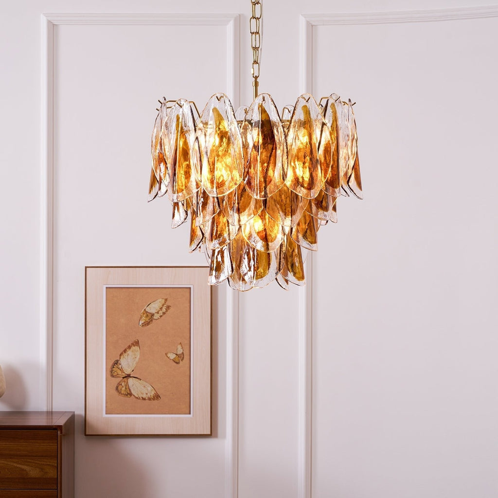 Ravensorie Glass Chandelier-Moonnatur