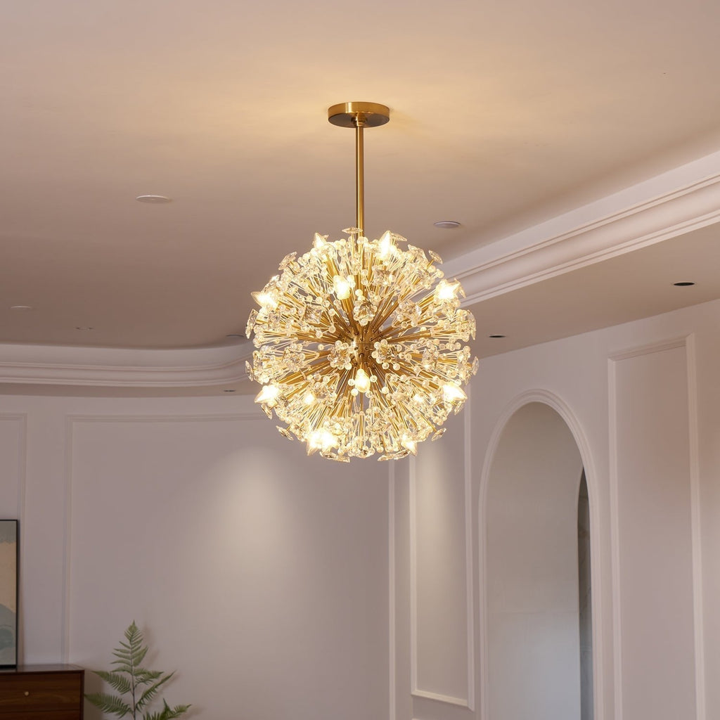 Verrenwood Glass Chandelier-Moonnatur