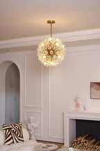 Verrenwood Glass Chandelier-Moonnatur