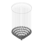 Qamora Crystal Chandelier-Moonnatur