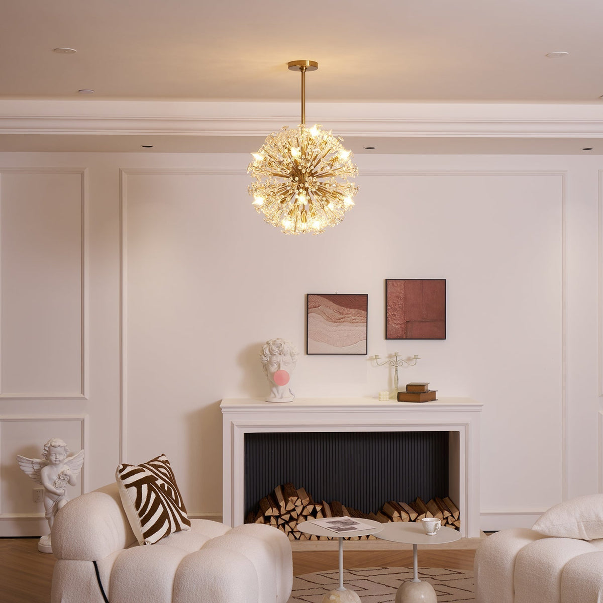 Verrenwood Glass Chandelier-Moonnatur