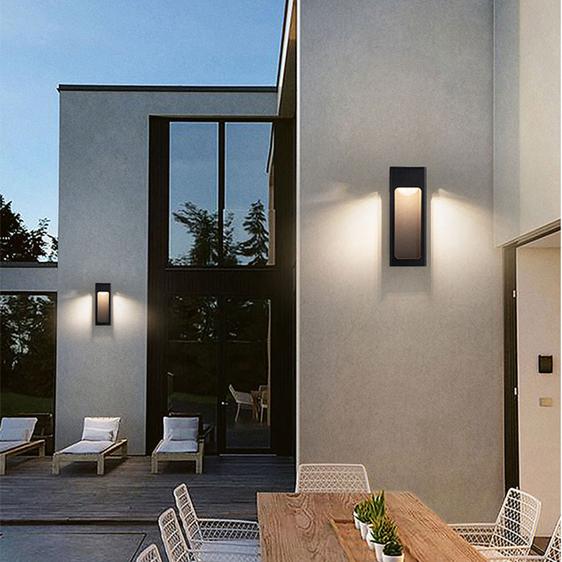 Solith Modern Waterproof Minimalist Geometric Outdoor Wall Light - Neutralighting