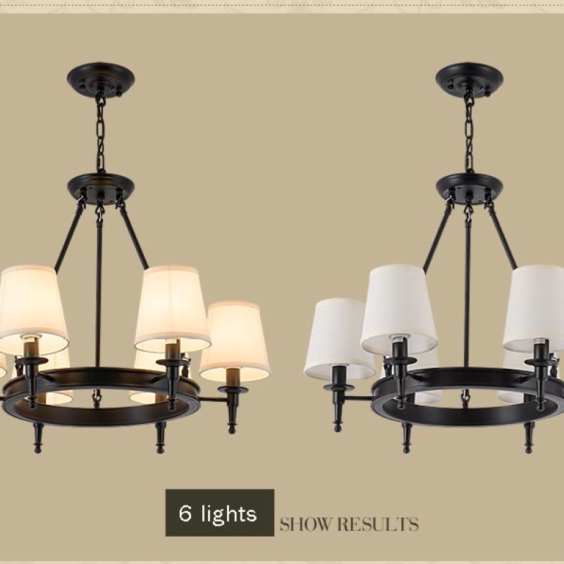 Jorrenoria Fabric Chandelier-Moonnatur