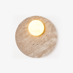 Norrelelle Travertine Wall Light-Moonnatur