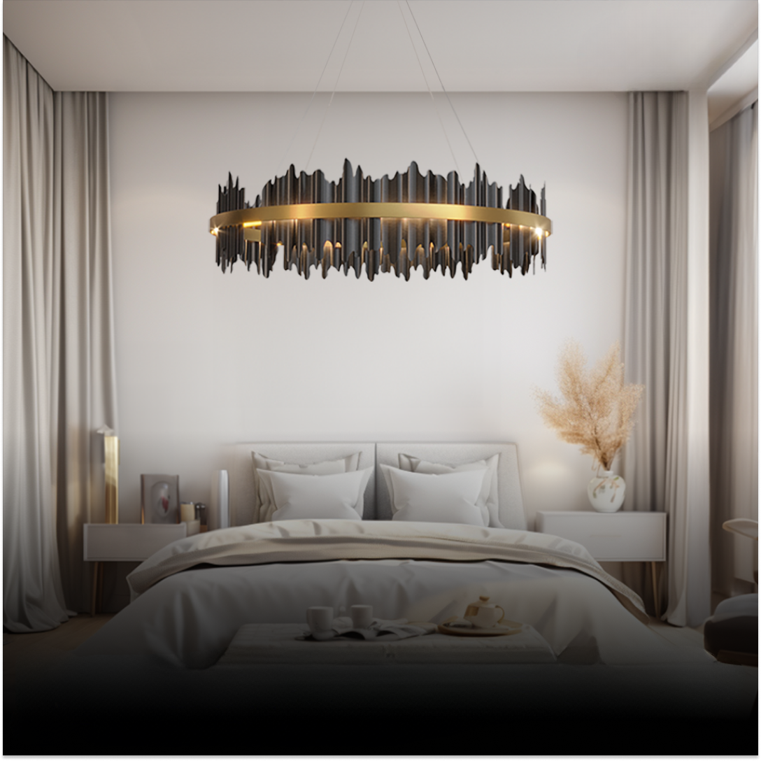 Camberorie Metal Chandelier-Moonnatur
