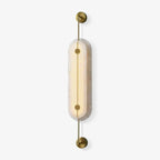Ulvenelyn Alabaster Wall Light-Moonnatur