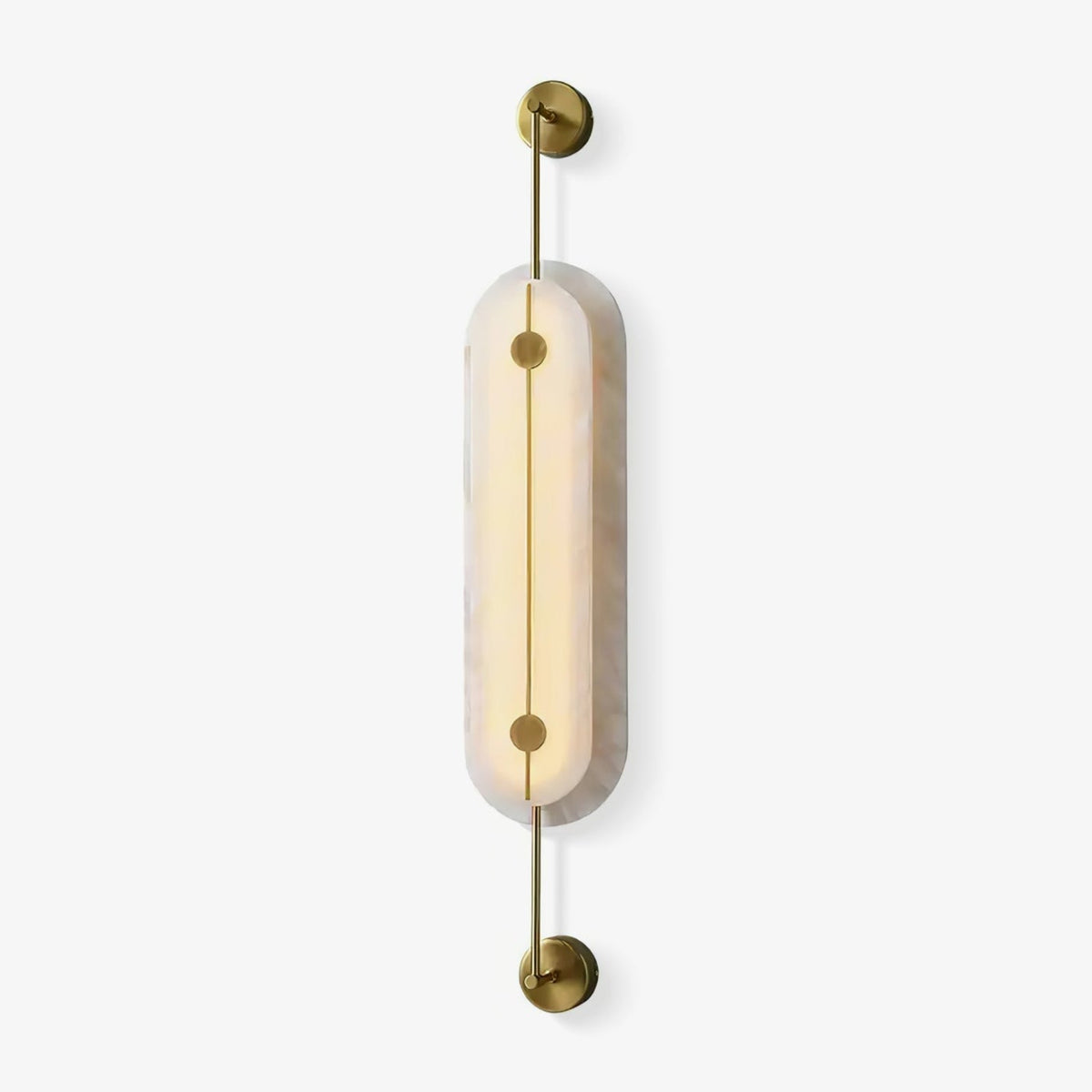 Ulvenelyn Alabaster Wall Light-Moonnatur