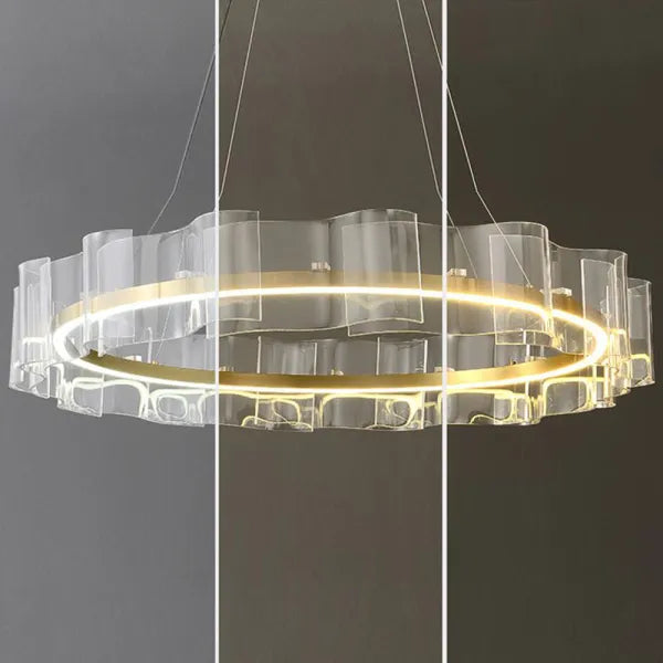 Hildenrose Acrylic Chandelier-Moonnatur