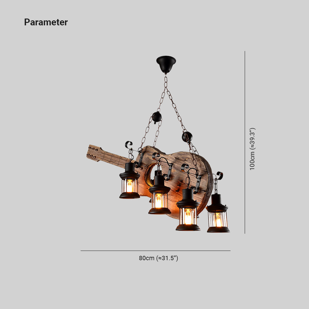 Tarnelley Pine Wood Pendant Light-Moonnatur