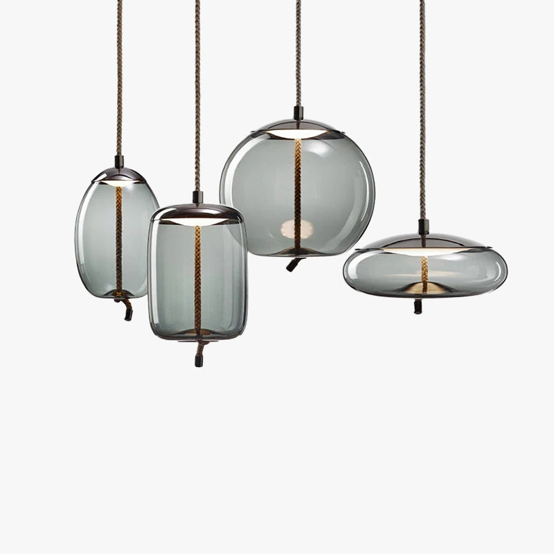 Cambereris Glass Pendant Light-Moonnatur
