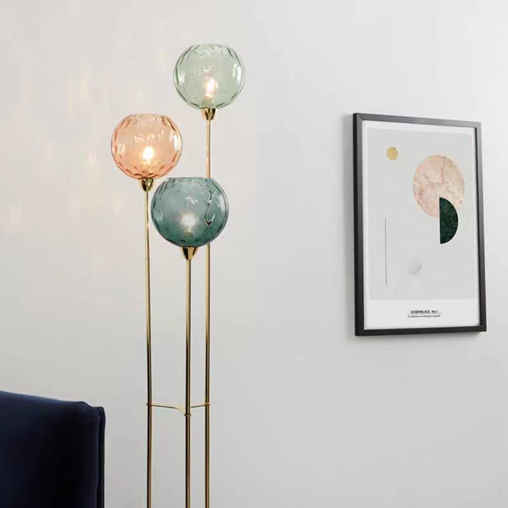 Wilvenena Glass Floor Lamp-Moonnatur
