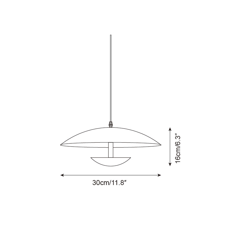 Sorrelhaven Aluminium Pendant Light-Moonnatur